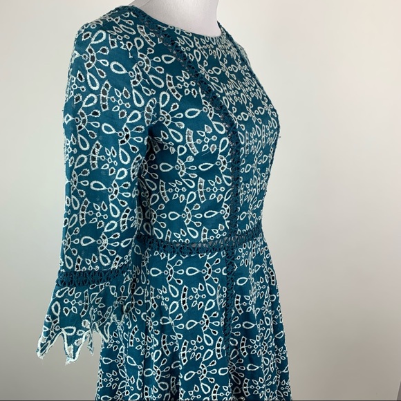 Maje Eyelet Dress Sz 2 - Picture 5 of 12